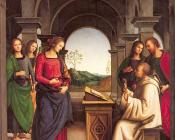 彼得罗 贝鲁吉诺 : The Vision of St. Bernard